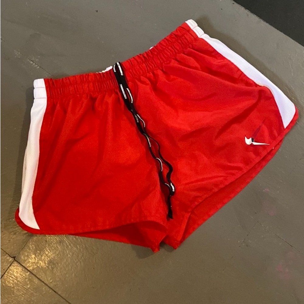 Nike woman’s athletic shorts with built in underwear size medium!